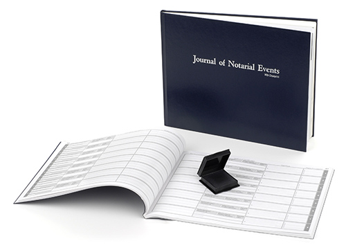 Nevada Hard Cover Notary Journal - 488 Entries